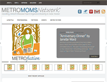 Tablet Screenshot of metromoms.net